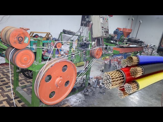 How To Electric Wires are Made in Factory with Amazing Process | Electric Cables Manufacturing