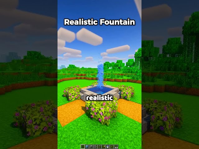 how to make a realistic fountain #minecraft @ItsKingBlake