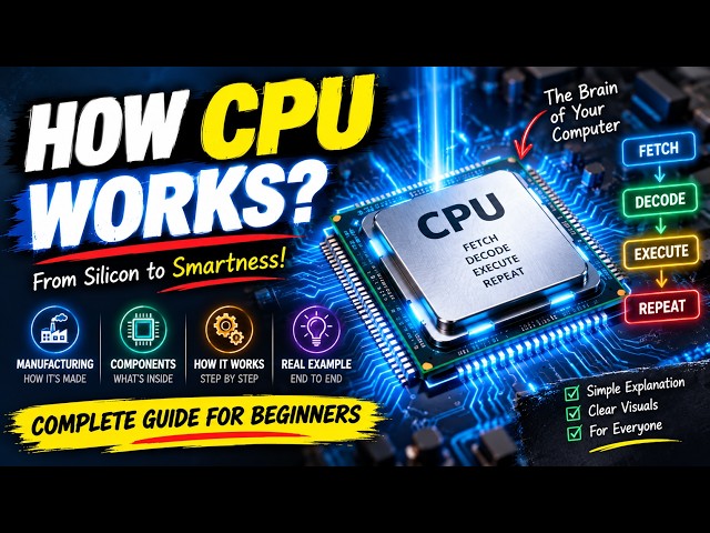 What is CPU | How CPU Works | CPU Complete Guide | CPU Workflow | Bay of IT #cpu #cpuarchitecture