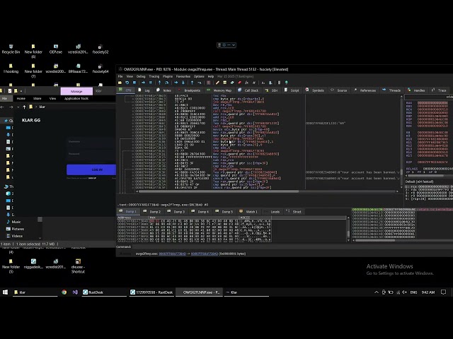 Cracking Klar.gg? x64dbg Analysts