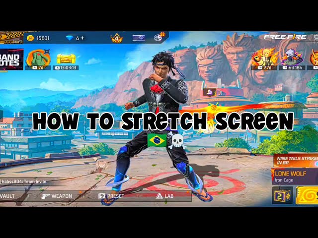 Let Me Show You How To Stretch Your Screen 🇧🇷🔥|| 💯 Working || New Method 💀🇧🇷