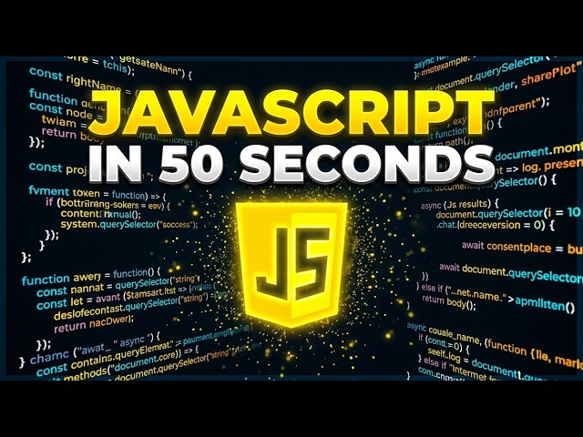 Can You Learn JavaScript in 50 Seconds? 🤯