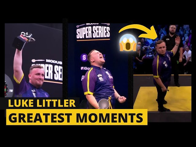 NEXT BIG DARTS STAR? - 11 minutes of Teenage sensation Luke Littler being an ABSOLUTE SHOWMAN