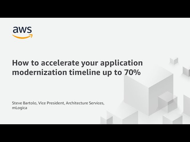 How to Accelerate Your Application Modernization Timeline up to 70%