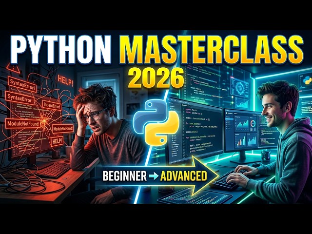 Complete Python Course 2026 | From Beginner to Advanced (Full Masterclass) | Advanced Full Course