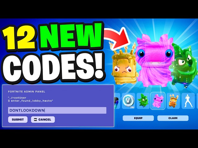ALL 12 *NEW* LOBBY HACK Codes in Fortnite Update! (All Codes)