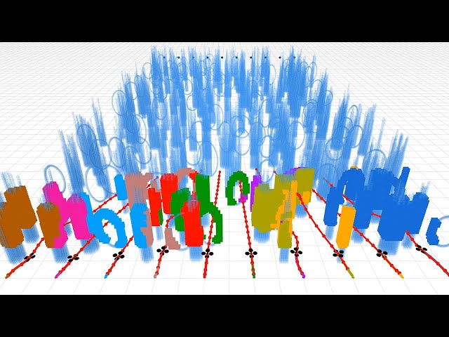 Snippet: Swarm of drones flies through heavy forest—while staying in formation