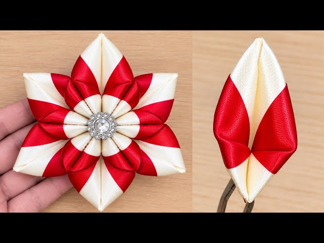 DIY Ribbon Flower 🌸Simple & Easy DIY Craft Idea / DIY Tutorial