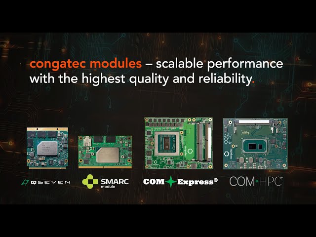 congatec at a glance | Embedded Computer-on-Modules — COM HPC, COM Express, SMARC, Qseven