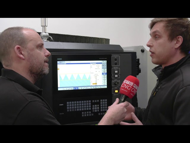 Siemens 828 touch screen control demonstration
