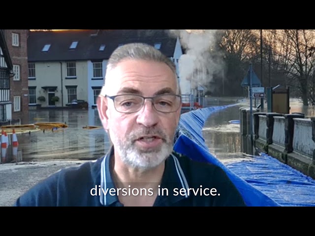 #WorcsFloodingUpdate - News on Bewdley flood defences -  23/01/21