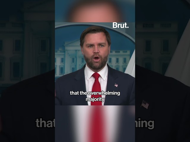 VP J.D. Vance says the Democratic party is responsible for the government shutdown.