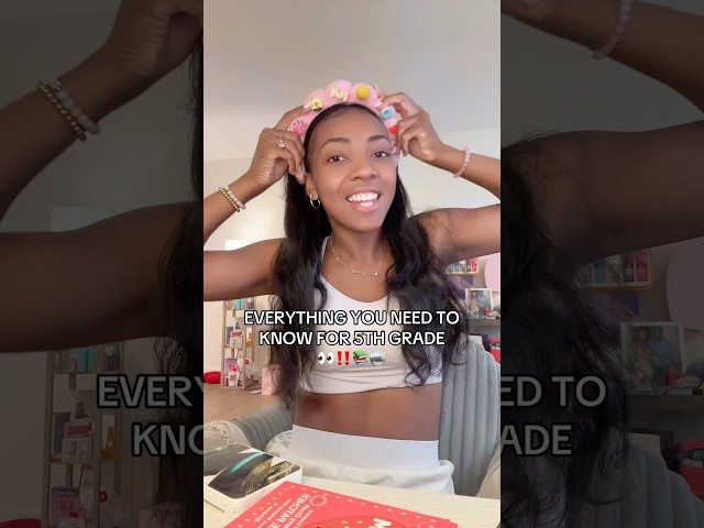 Everything You NEED to Know Before 5th Grade! 📚💖 #backtoschool #relatable #freepreppyclip #grwm