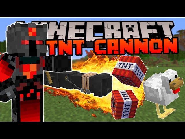 Minecraft | TNT CANNON MOD! (Exploding TNT Cannon!)