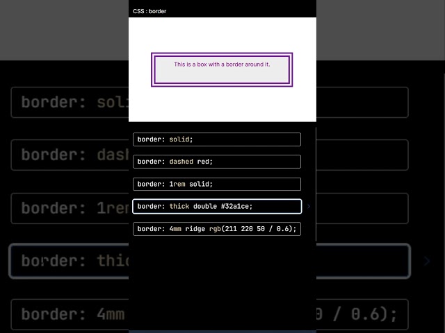 CSS Border