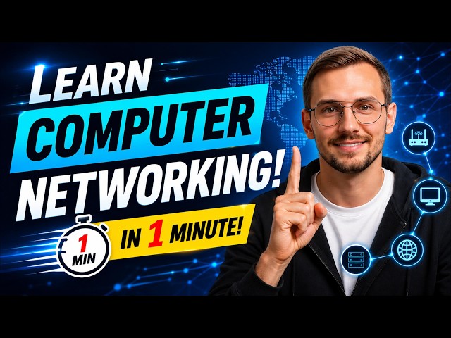 LEARN COMPUTER NETWORKING IN 1 MINUTE!