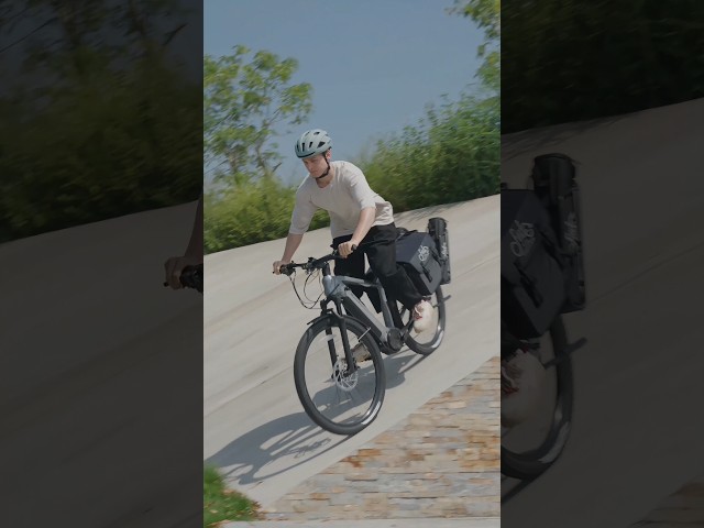 Uphill and downhill never looked this smooth. 😮‍💨#EBike #FiidoNomadsPro #UphillEBike #StableEBike