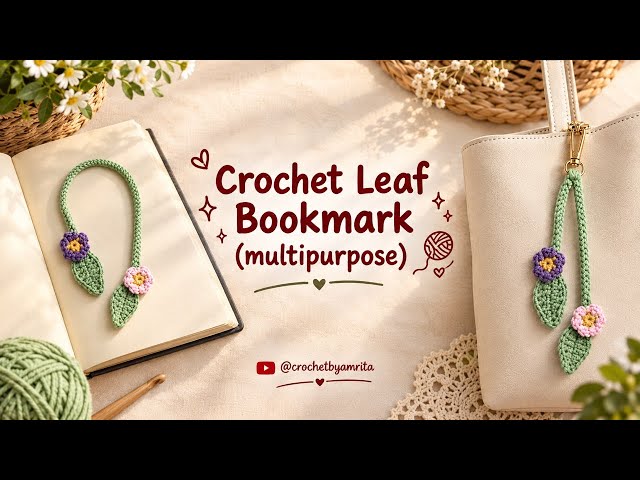 This bookmark will make your book  happy 😃 beginners friendly tutorial 😍🌹