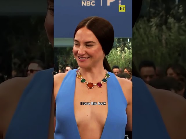 Shailene Woodley is FEELING herself in her #Emmys look. 👏 #shailenewoodley