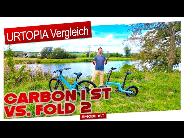 Urtopia Comparison - Carbon 1s vs. Fold 2 - Which e-bike is right for you?