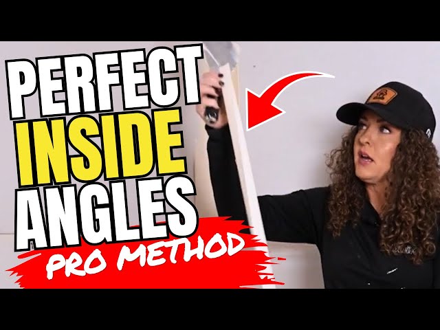 How to Tape Perfect Inside Corners (Pro Method)