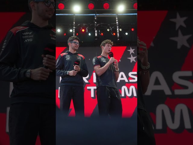 When you drop something in front of hundreds of fans... 👀  #haasf1 #f1