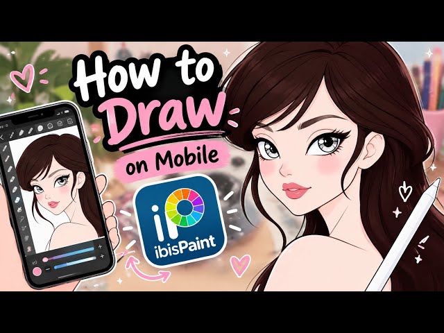 How to Draw on Mobile 📱 | Easy Digital Art Tutorial | ibisPaint