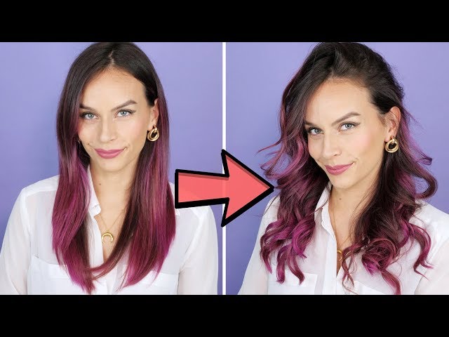 10-Step Curls with a Straightener Tutorial!