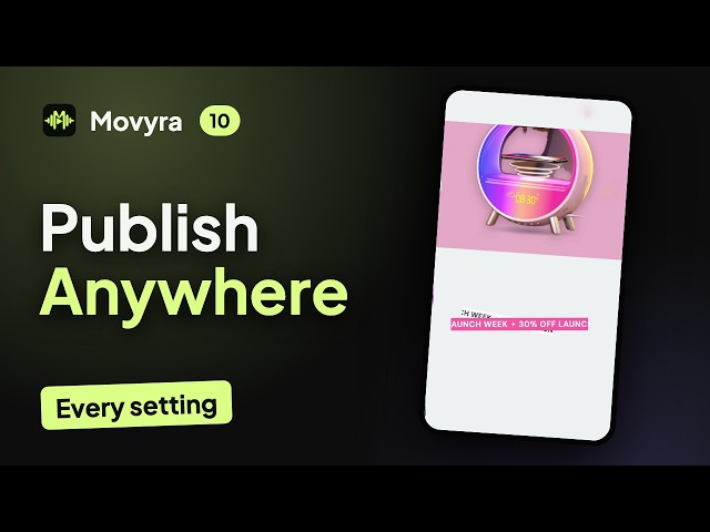 Voices, Characters, Library, Publishing & Settings | Movyra Tutorial 10