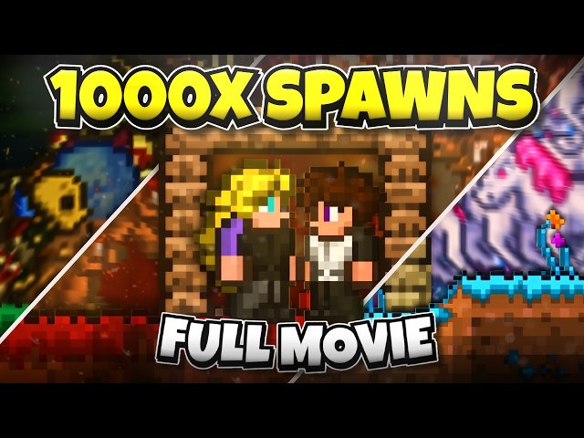 We BEAT Terraria with 1000x Spawn Rate... | FULL MOVIE