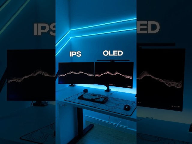 IPS vs OLED Monitor 😳