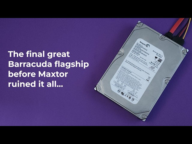 HDD Sounds: Seagate Barracuda 7200.10 ST3750640AS