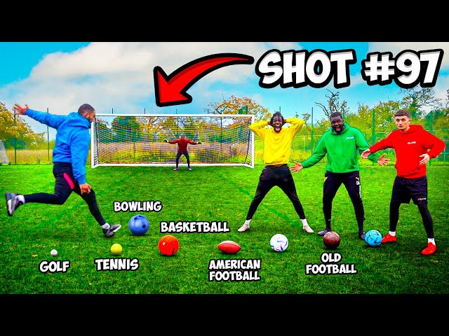 Scoring 1 AMAZING Goal With Every MULTI BALL (Football)