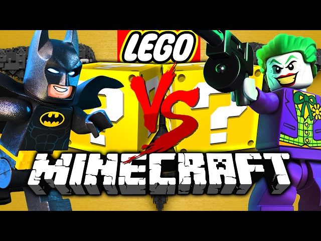 RACE to SAVE GOTHAM CITY! *BATMAN* Lucky Blocks! in Minecraft!