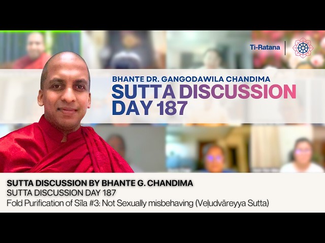 SD187 | 3 Fold Purification of Sīla #3: Not Sexually misbehaving (Veḷudvāreyya Sutta)