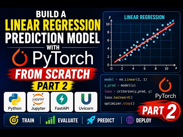 Deploy a PyTorch Linear Regression Model with FastAPI and Uvicorn part 2