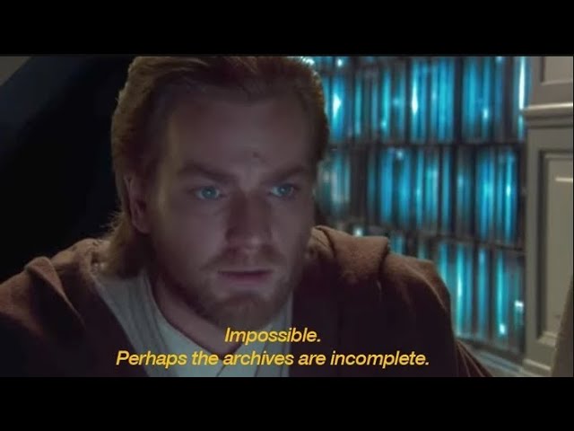 Impossible. Perhaps the Archives Are Incomplete [1]