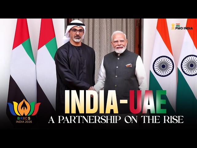 PM Modi holds a bilateral meeting with UAE President HH Mohamed bin Zayed AI Nahyan