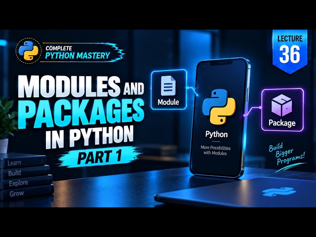 Python Modules Explained 🐍 | import, from, as & Custom Modules | Complete Python Mastery