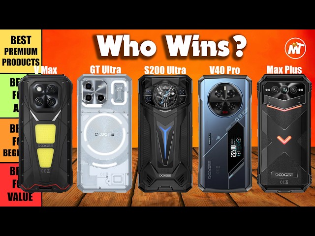 TOP 5 DOOGEE Smartphones 2026 – Ultimate Review & Comparison!