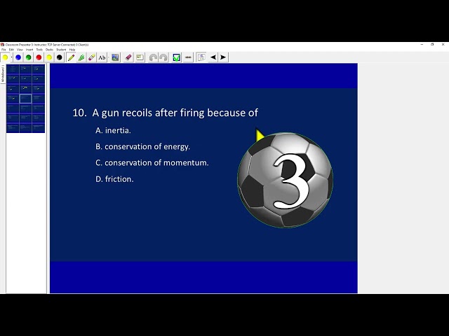 QUIZ ON COLLISIONS AND CONSERVATION OF MOMENTUM