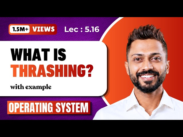 L-5.16: What is Thrashing | Operating System