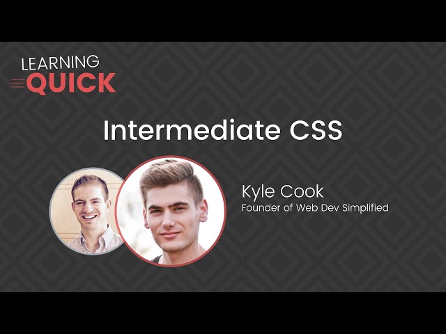 Intermediate CSS with Kyle from Web Dev Simplified (Flexbox, Grid, Custom Properties, and more!)