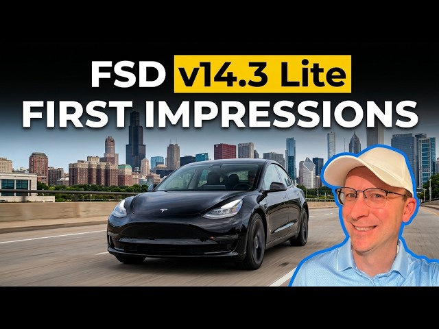 FSD v14.3 Lite (HW3) First Impressions