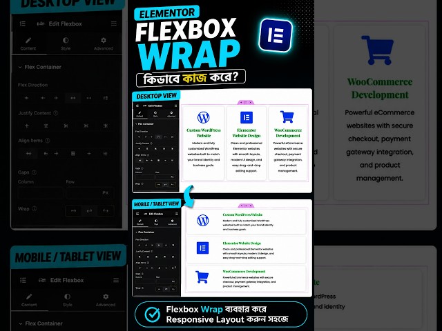 Make Elementor Service Section Responsive | Mobile & Tablet Design Fix