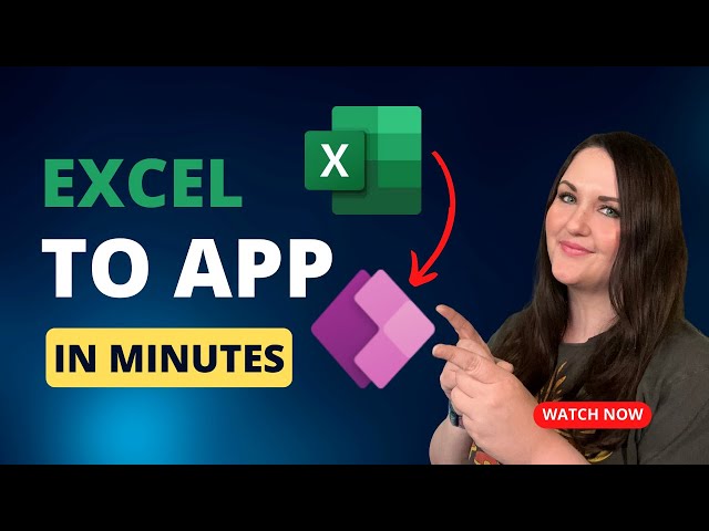 Turn Your Excel Spreadsheets into Power Apps in Minutes with AI