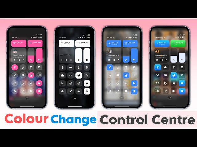 Hyperos Colour Change Control Centre 😮 Supported Themes | Xiaomi tema Control Centre | HyperOS