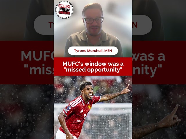Transfer window was "a missed opportunity" for #MUFC