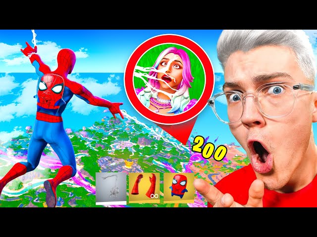 I'm becoming SPIDER-MAN in FORTNITE!