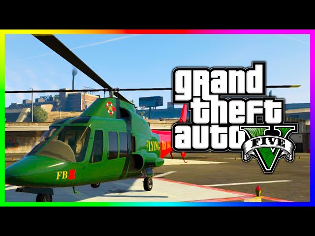 GTA 5 NEW Retro "Buckingham SWIFT" Luxury Helicopter! GTA 5 Flight School Update DLC! (GTA V)